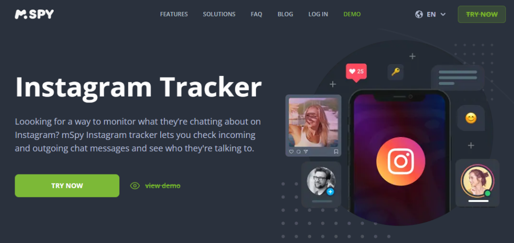 mSpy Instagram Tracker